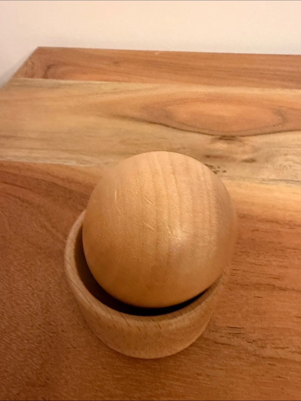 Lovevery egg cup toy puzzle from explorer kit Montessori 9 + months